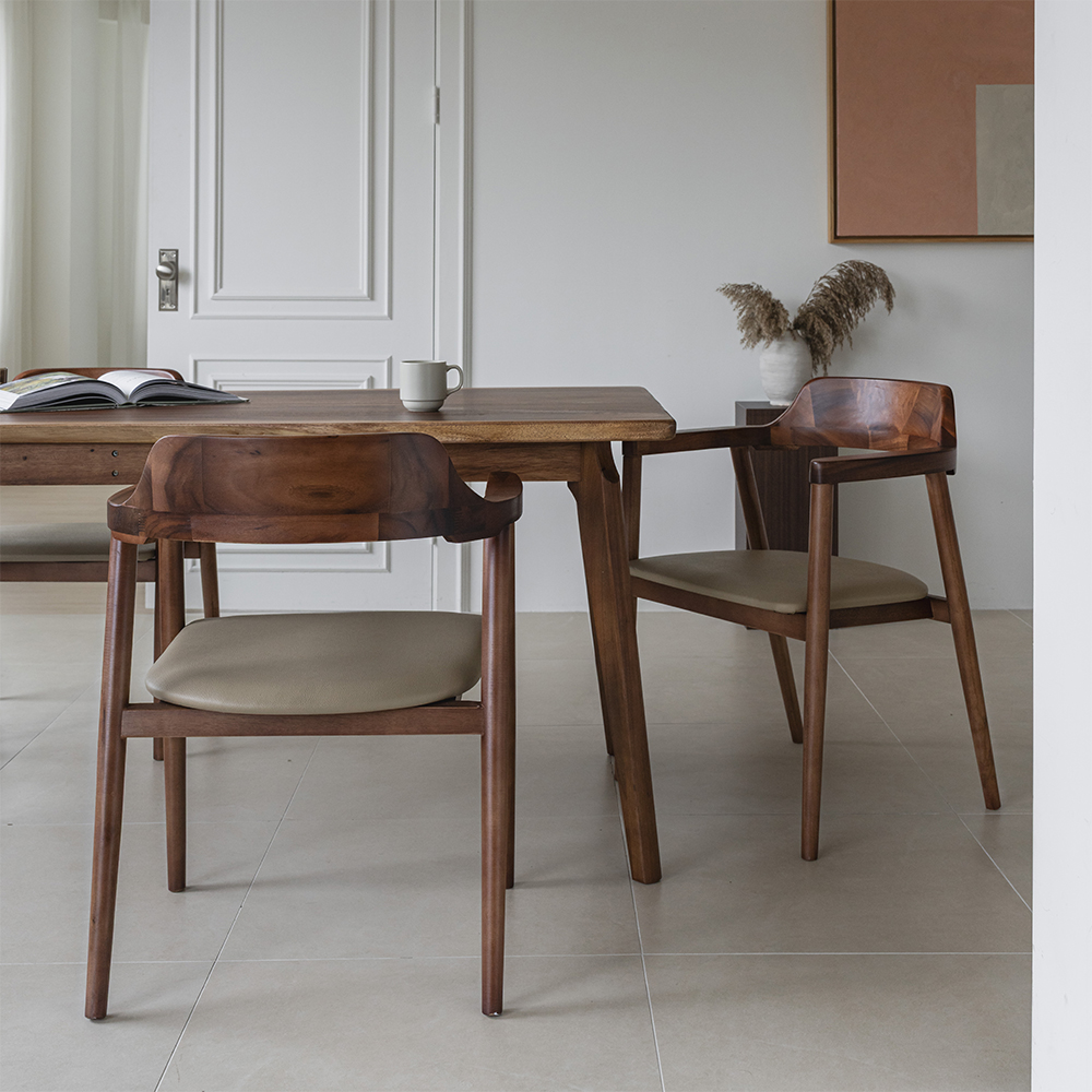 레스토I 우드슬랩 원목 카페 식탁 테이블 4인용 6인용