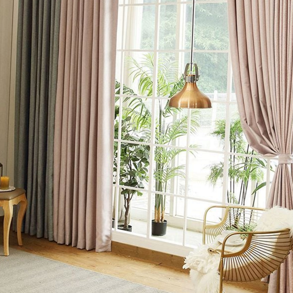 호텔식 암막 커튼 아일렛 거실 커튼 방한 보온