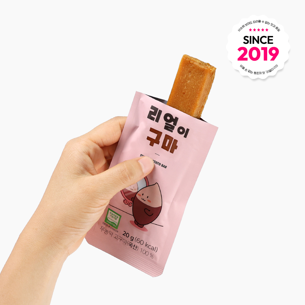룰루맘 리얼이구마 1개(20g) 고구마간식 고구마말랭이 - 상품 이미지