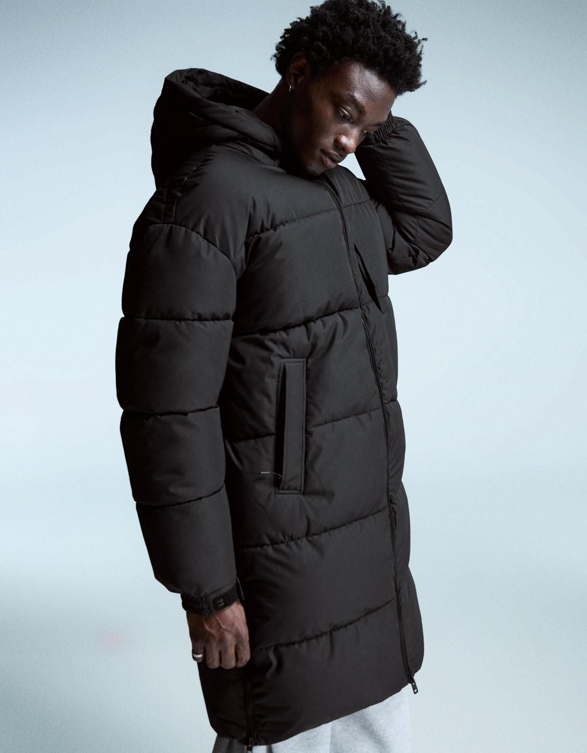버쉬카 테크니컬 블랙 롱 패딩 코트 6962/777 BLACK - 상세 이미지 4