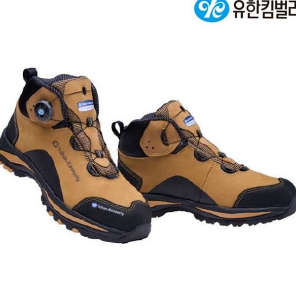 원터치 다이얼 안전화 미끄럼 논슬립 안전화 와이드 방수 - 메인 이미지