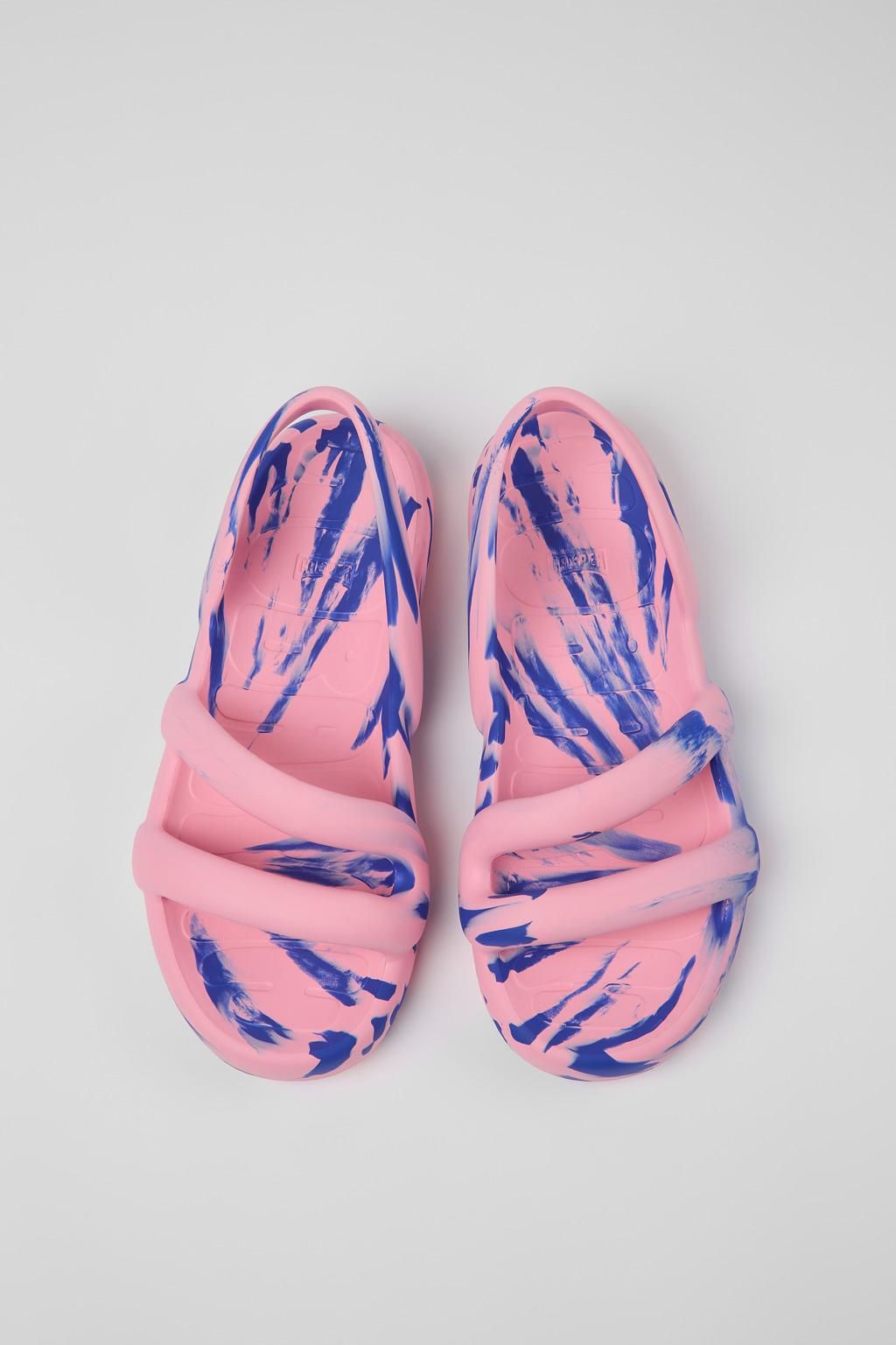 캠퍼 멀티컬러 슬라이드 샌들 Kobarah Flat K100957-004 MULTICOLOR - 상세 이미지 4