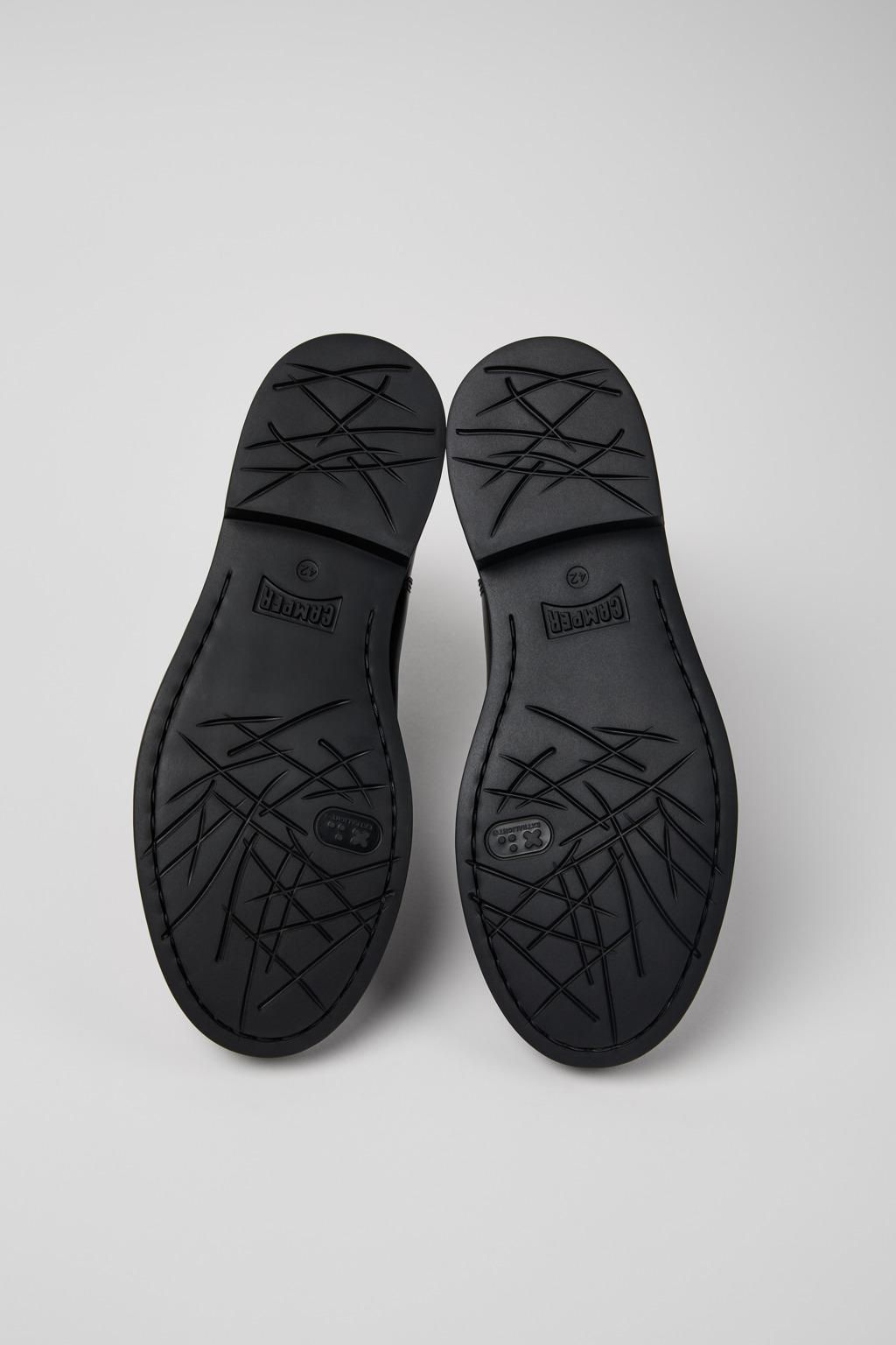 캠퍼 프리미엄 블랙 레더 첼시 앵클부츠 남성 Dean K300492-001 BLACK - 상세 이미지 5