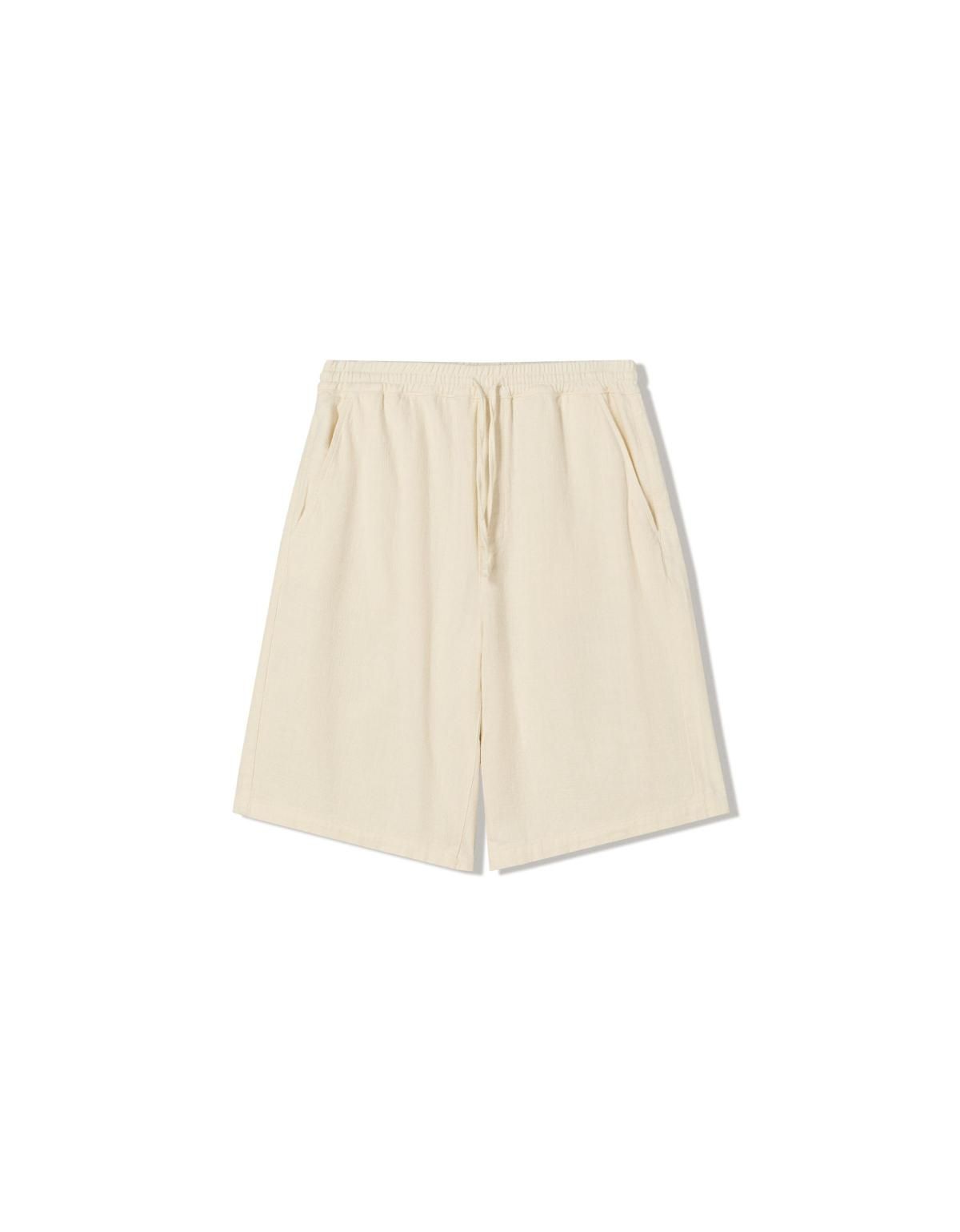 버쉬카 루스핏 조거 스케이터 반바지 8437/054 OFF WHITE - 상세 이미지 3