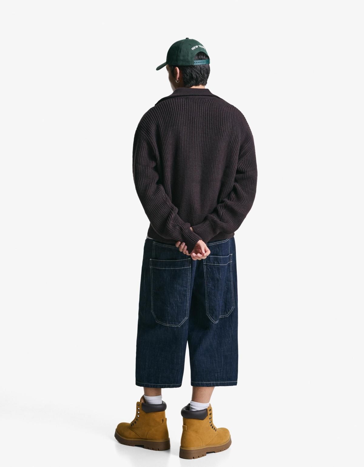 버쉬카 베이직 자수 집업 재킷 7040/623 BROWN - 상세 이미지 4