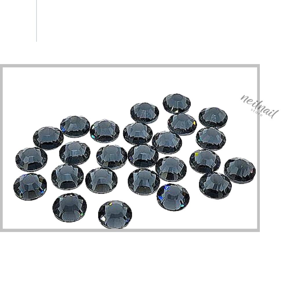 스와로브스키 2058 ss5 그라파이트 100개 1.8mm 평스톤 네일아트 스톤 파츠 - 상세 이미지 5