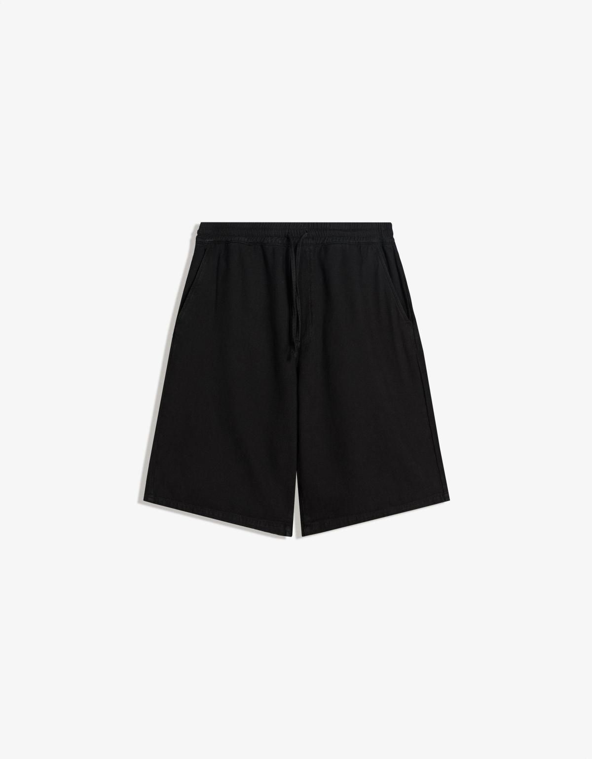 버쉬카 베이직 블랙 조거 스케이터 쇼츠 8437/054 BLACK - 상세 이미지 3