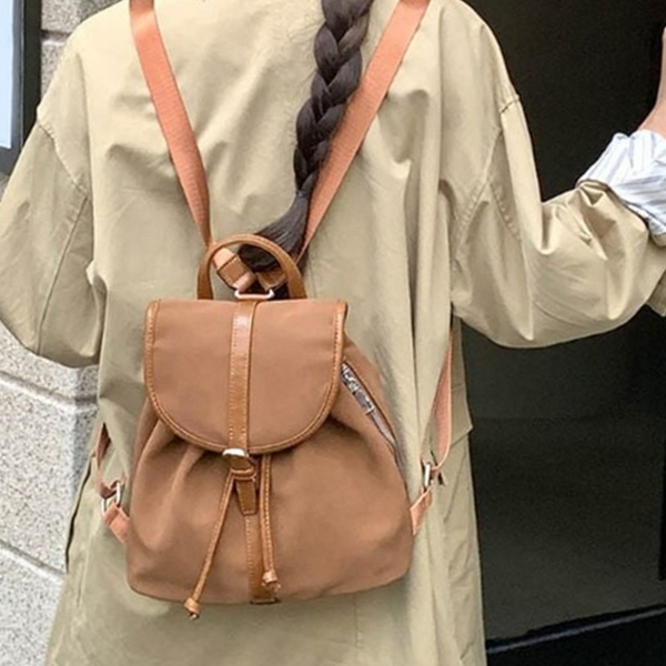 데일리 여성 조리 백팩 귀여운 여성 미니 백팩 사각 - 메인 이미지