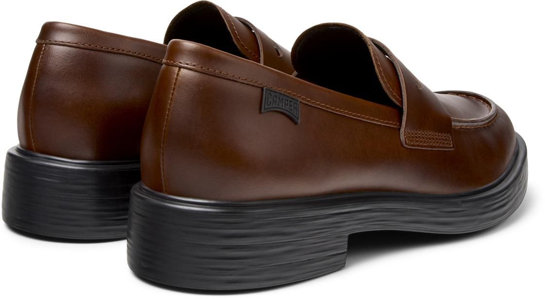 캠퍼 클래식 브라운 레더 로퍼 Dean K101045-005 BROWN - 상세 이미지 3