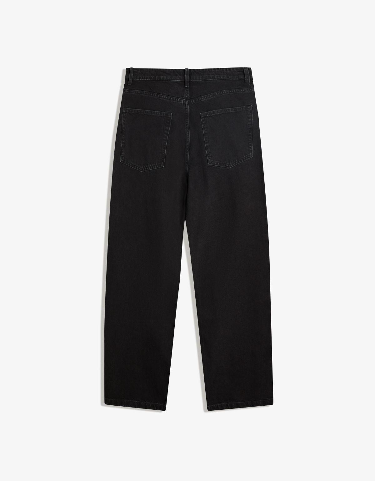 버쉬카 스트리트 배기핏 블랙 데님진 5330/335 BLACK - 상세 이미지 3