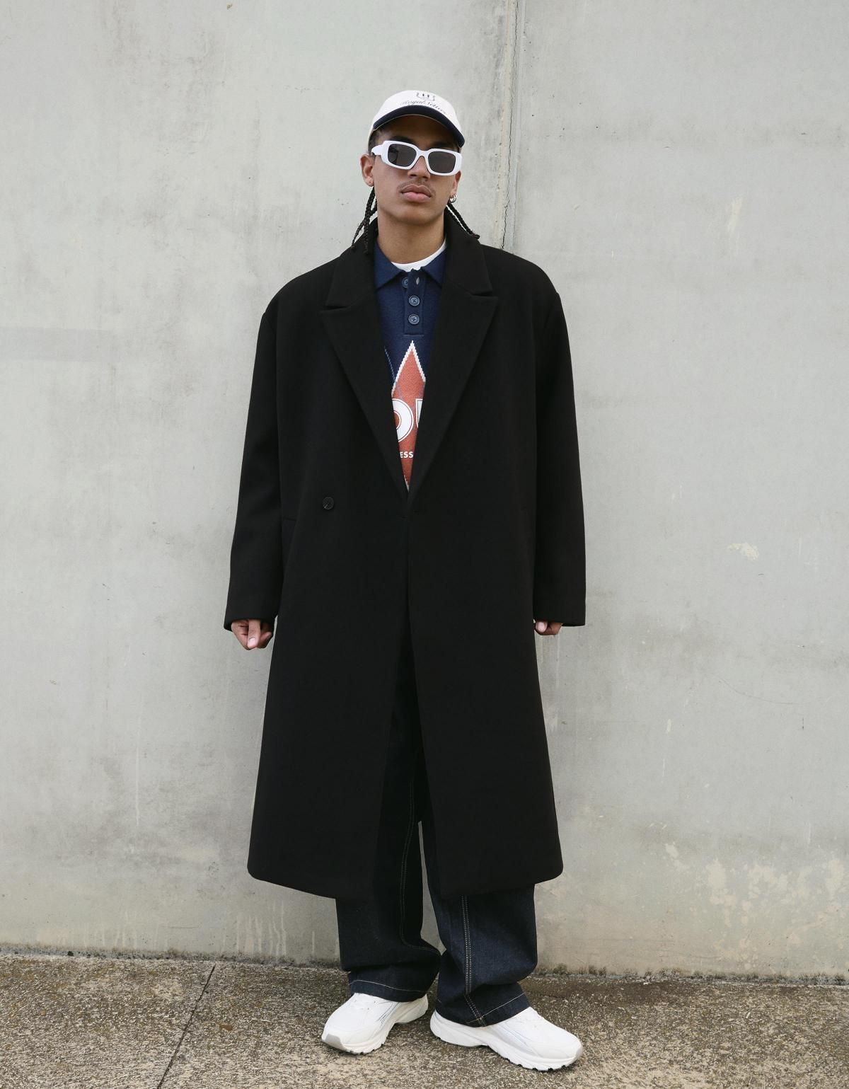 버쉬카 클래식 더블브레스트 울 롱 코트 6960/752 BLACK - 상세 이미지 4