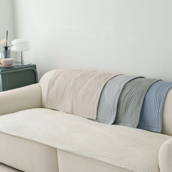 고정용 순면 쇼파 패드 사계절 순면 쇼파 커버 누빔