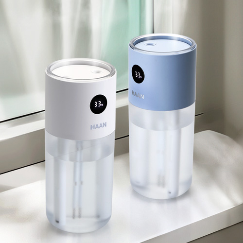 한경희 무선 듀얼가습기 초음파 무드등 탁상용 간편세척 차량용 가습기 HTM-800C