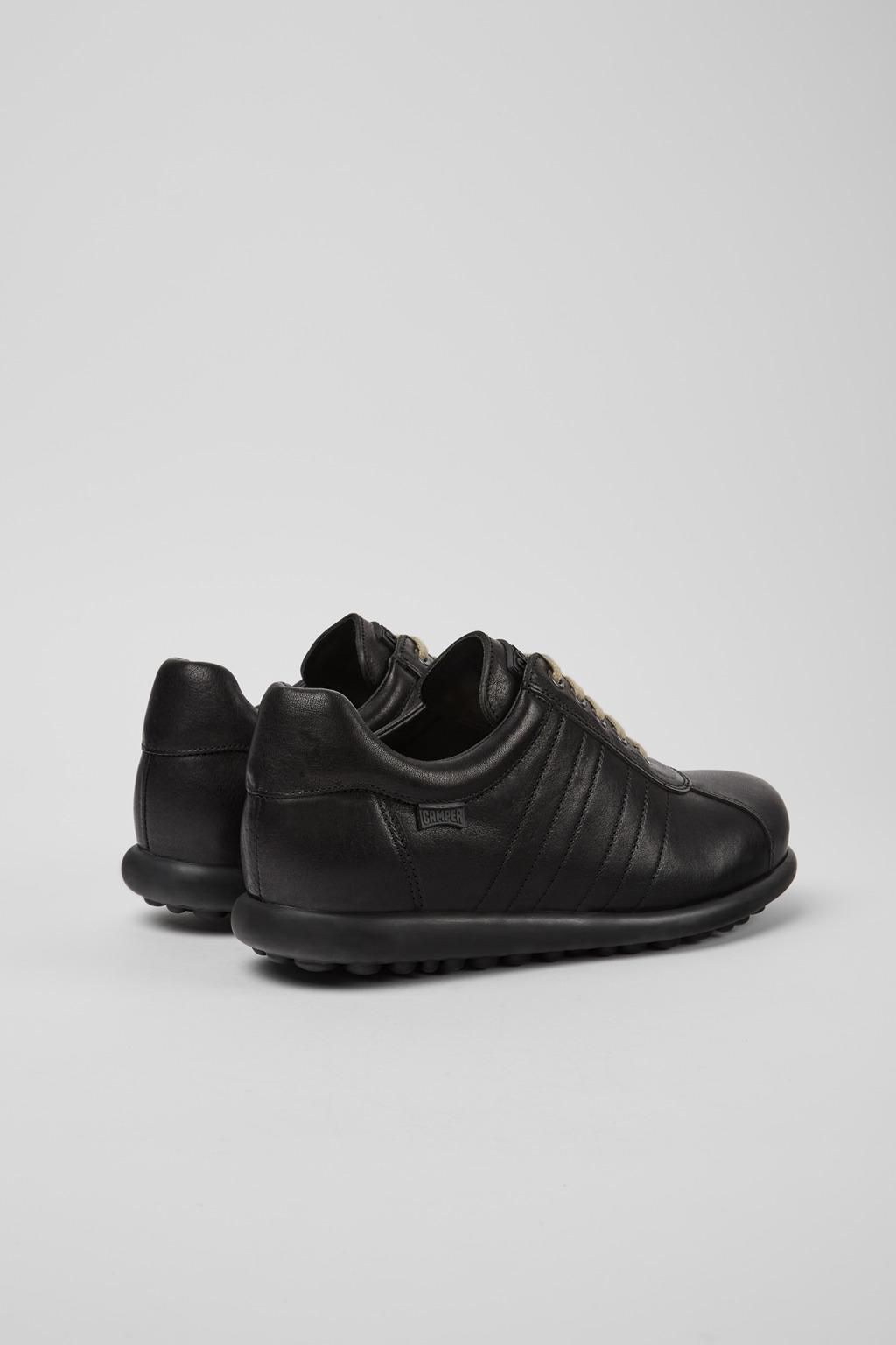 캠퍼 아이코닉 블랙 레더 스니커즈 Pelotas 16002-281 BLACK - 상세 이미지 3