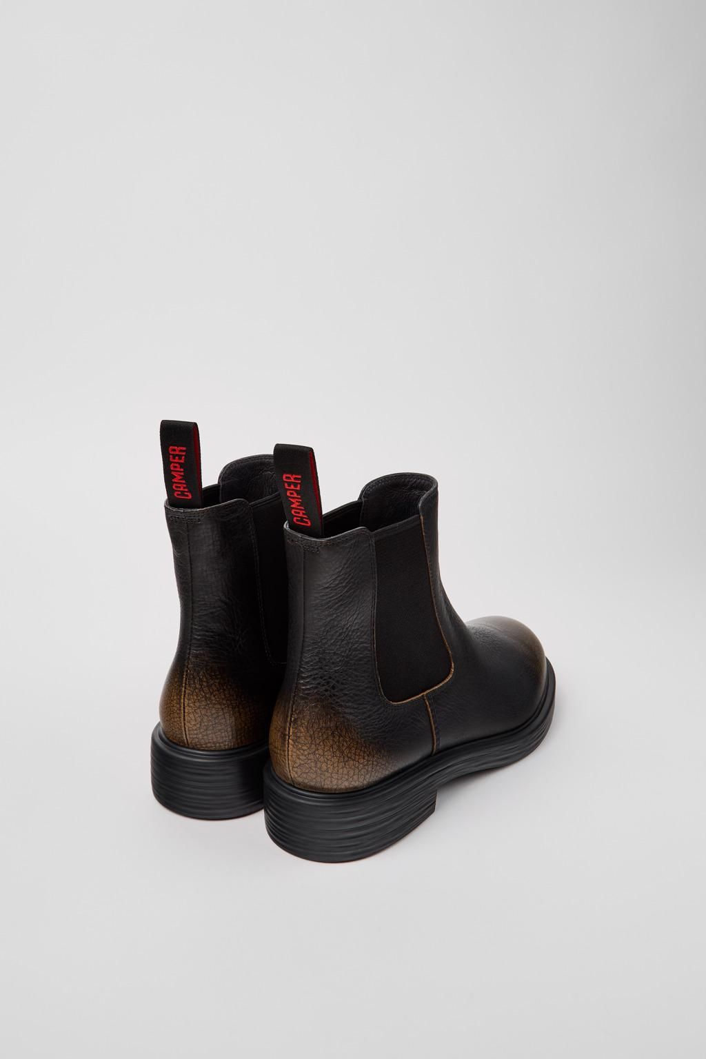 캠퍼 블랙 가죽 남성 첼시부츠 Dean K300492-005 MULTICOLOR - 상세 이미지 4