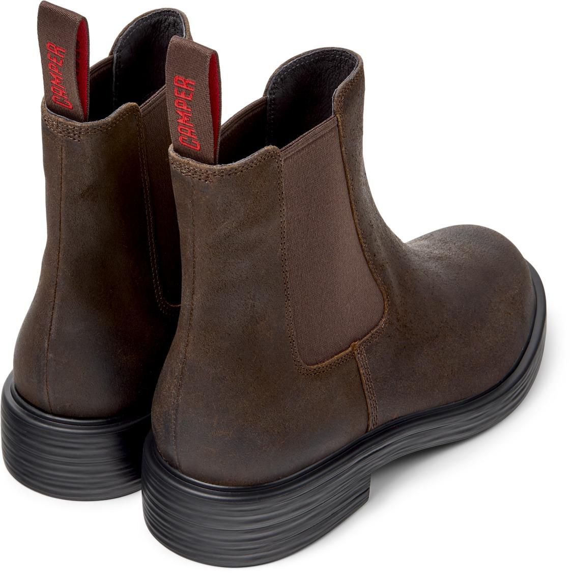 캠퍼 프리미엄 누벅 브라운 첼시부츠 Dean K300492-004 BROWN - 상세 이미지 2