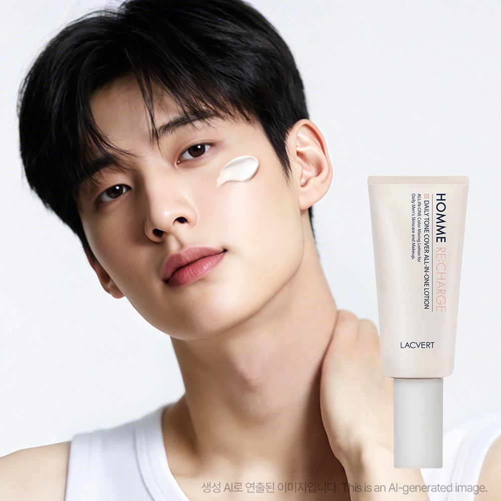 라끄베르 옴므리차지 데일리 톤 커버 올인원 로션 50 mL(SPF 50+/PA+++) - 상세 이미지 3