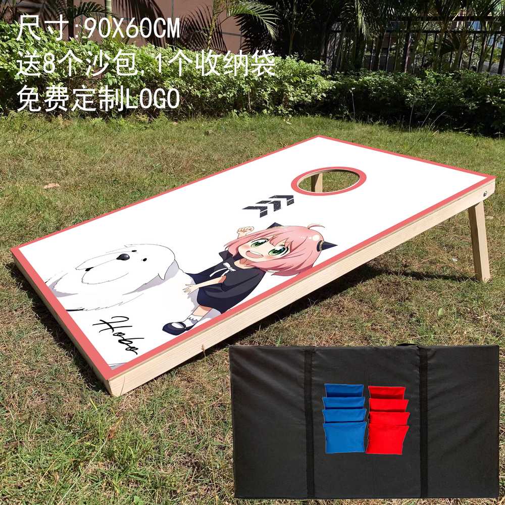 콘홀 게임 스포츠 보드 레크레이션 운동회 파티 놀이 90x60cm - 상세 이미지 5