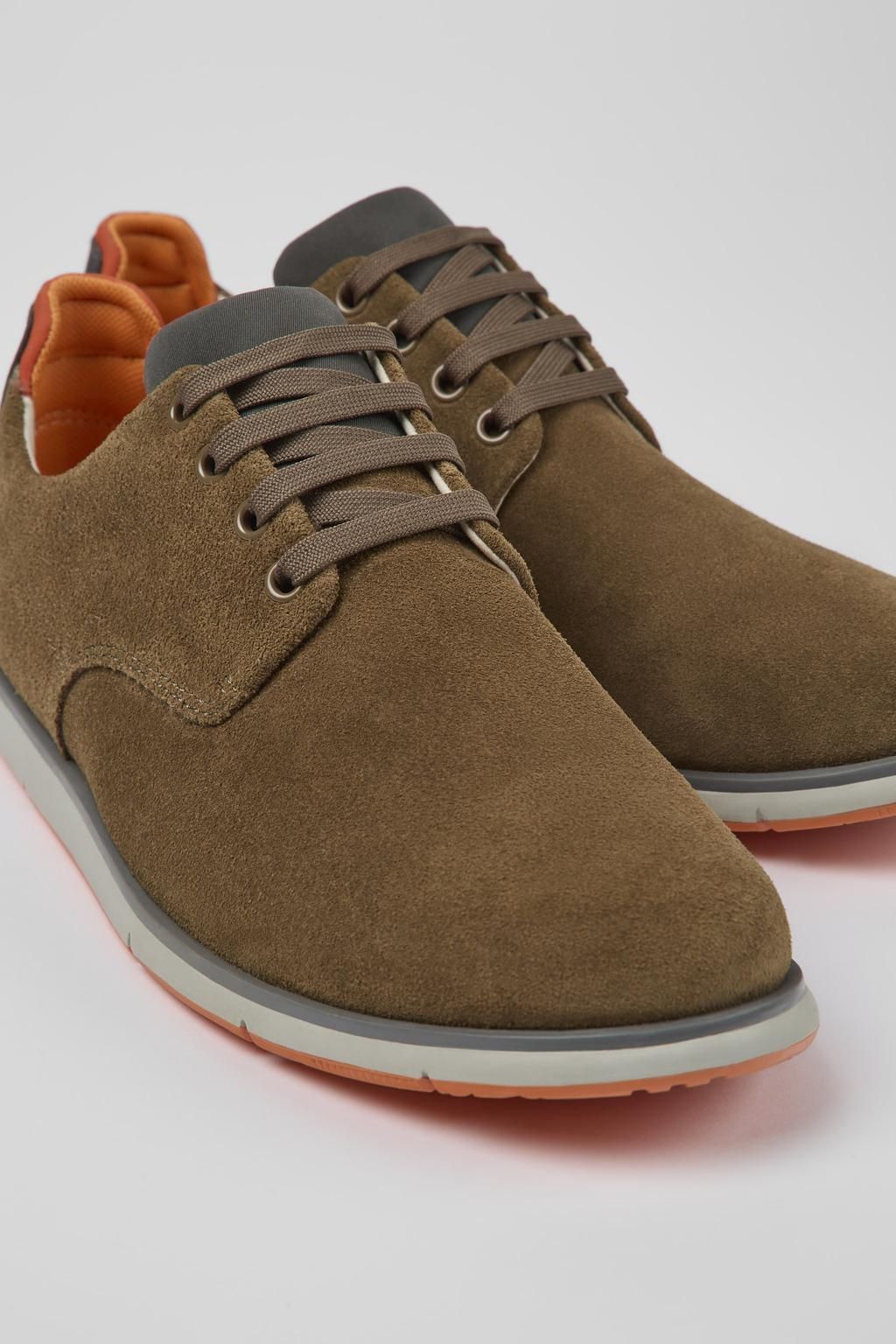 캠퍼 테크니컬 브라운 스웨이드 더비화 Smith K100478-004 BROWN - 상세 이미지 2