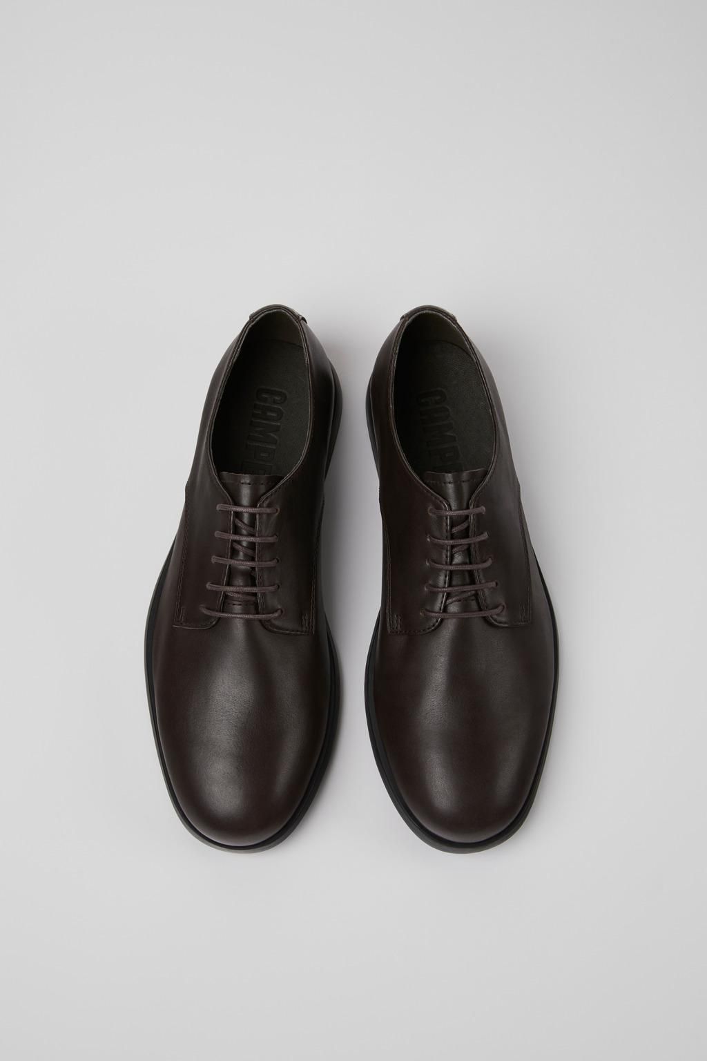 캠퍼 클래식 가죽 옥스포드화 Truman K100243-003 BROWN - 상세 이미지 4