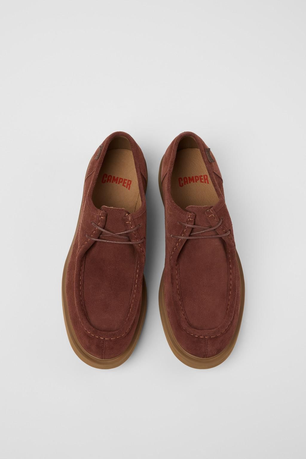 캠퍼 스웨이드 브라운 컴포트 더비슈즈 Norman K100999-004 BROWN - 상세 이미지 5