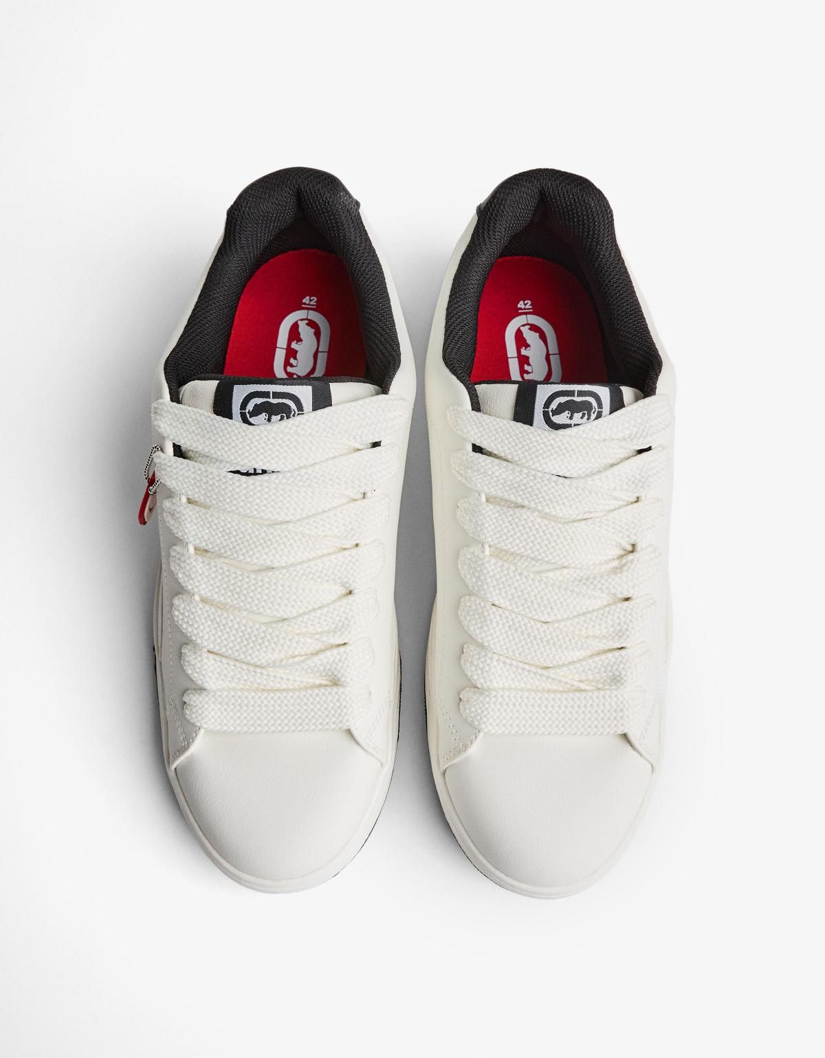 버쉬카 ECKO 청키 스케이터 화이트 스니커즈 2412/664 WHITE - 상세 이미지 4