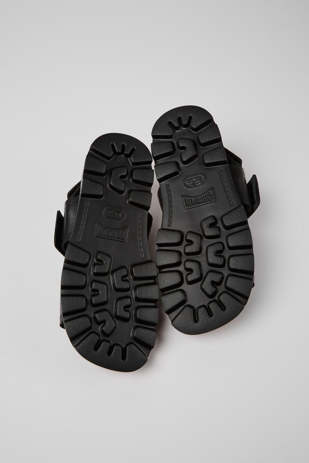 캠퍼 블랙 레더 스트랩 샌들 Brutus Sandal K100777-002 BLACK - 상세 이미지 5