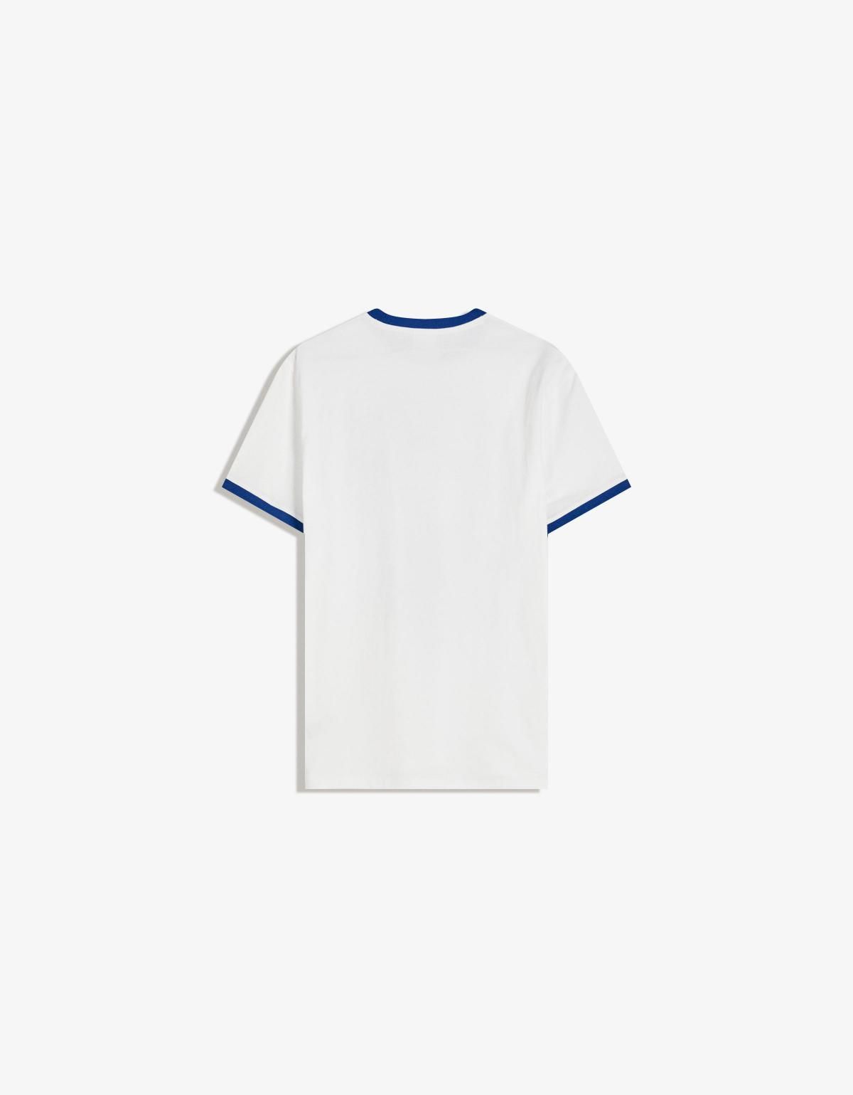버쉬카 스트리트 레터링 프린트 반팔 티셔츠 8065/160 WHITE - 상세 이미지 2