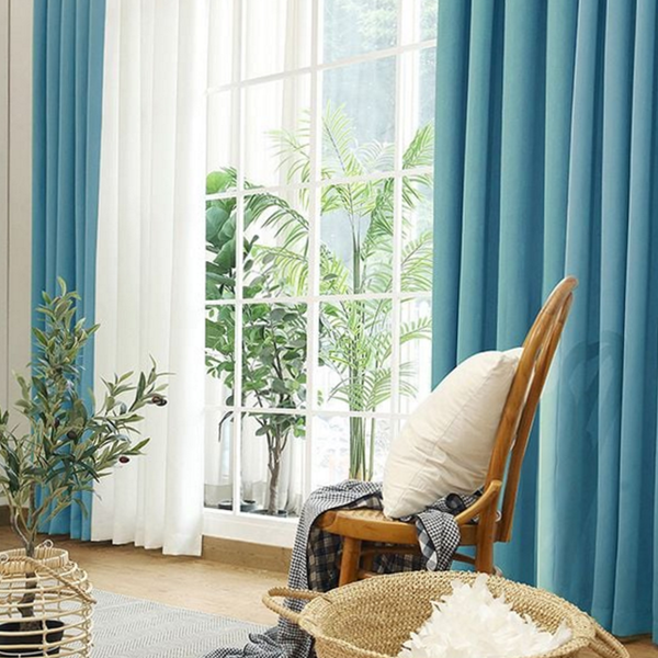 열차단 암막 커튼 방한 아일렛 커튼 햇빛 침실