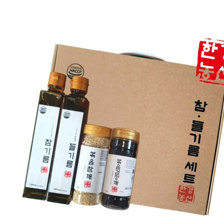 행사답례품 한강농산 답례품 참기름들기름4종선물세트SP4SOPOSB