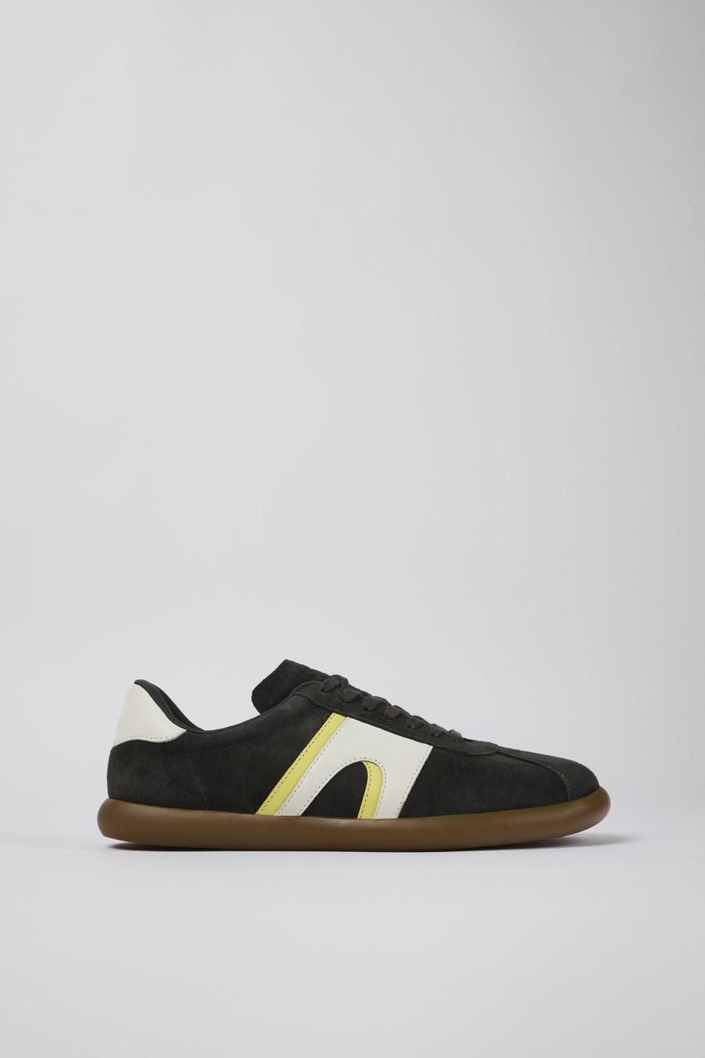 캠퍼 그레이 누벅 레더 스니커즈 Pelotas Soller K100937-002 GREY - 상품 이미지
