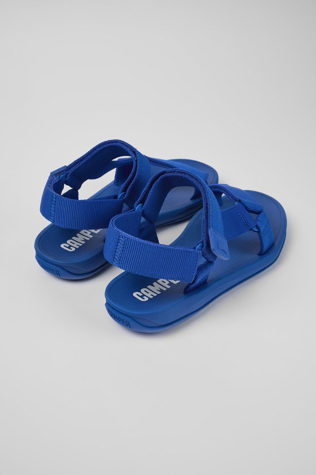 캠퍼 테크니컬 블루 스트랩 샌들 Match K100539-027 BLUE - 상세 이미지 3