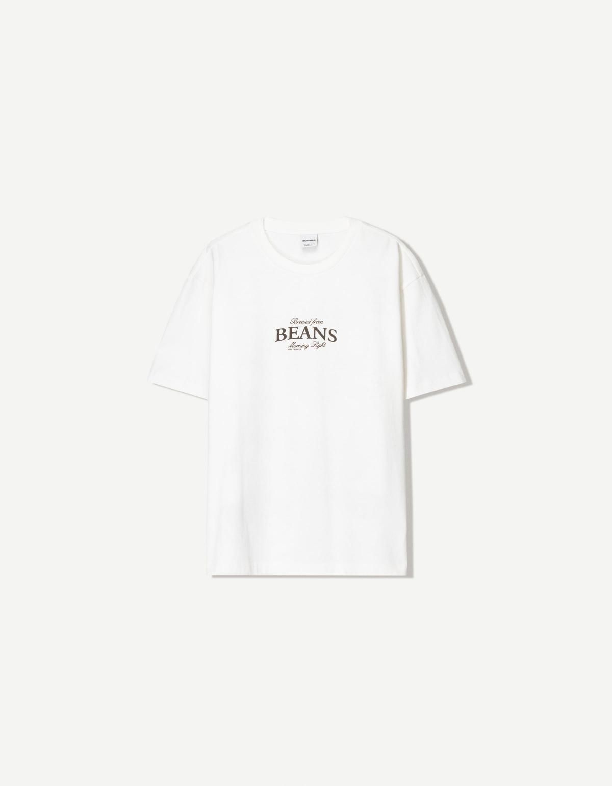 버쉬카 프린트 반팔 티셔츠 2895/538 OFF WHITE - 상품 이미지