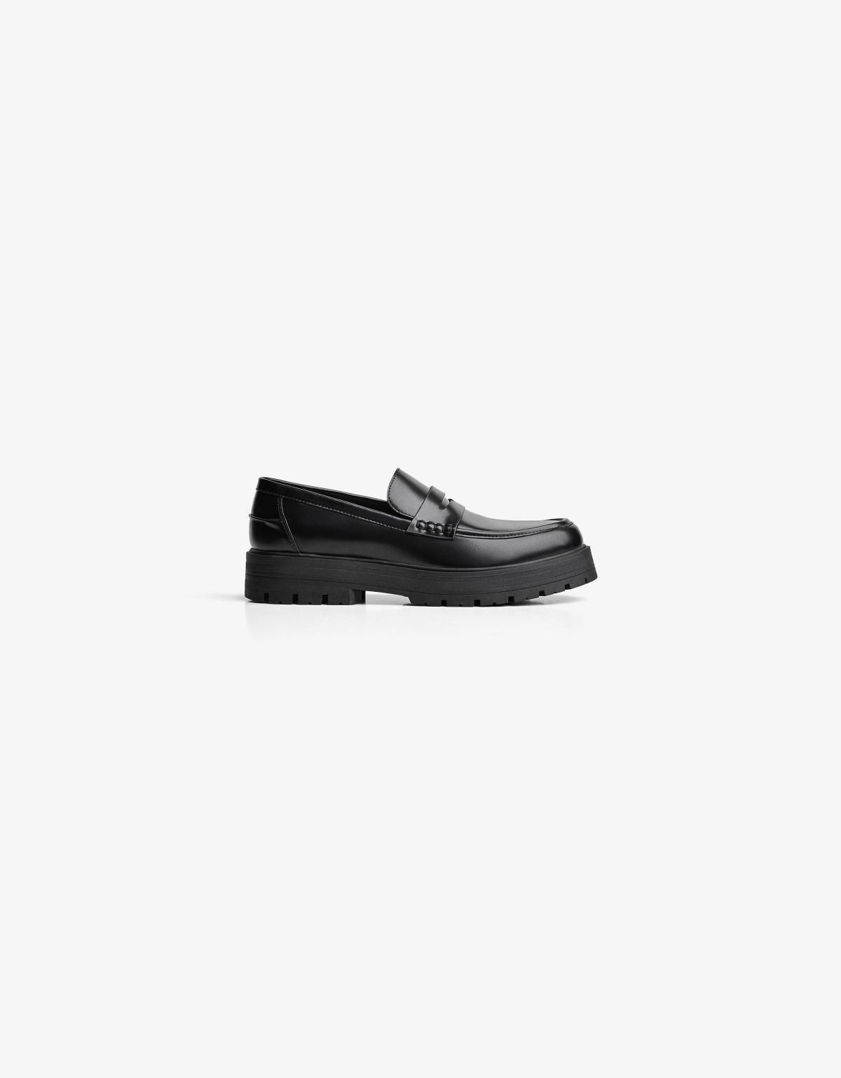 버쉬카 청키솔 클래식 로퍼 2617/664 BLACK - 상세 이미지 5