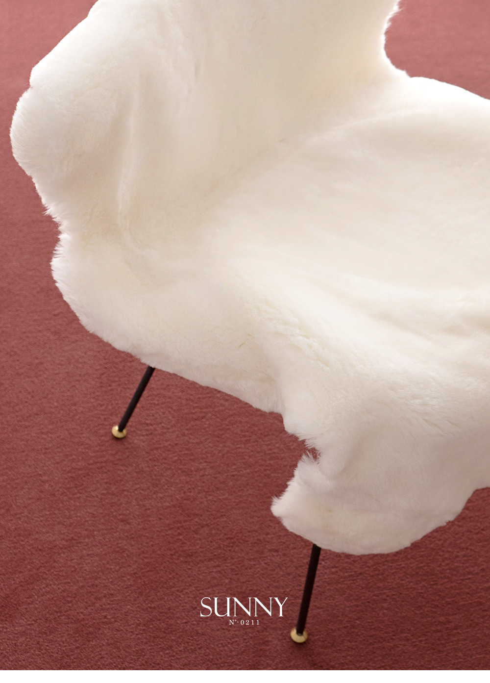 [써니양모] 프리미엄 호주 메리노 단모 양모 러그 카페트 1P (3 color)