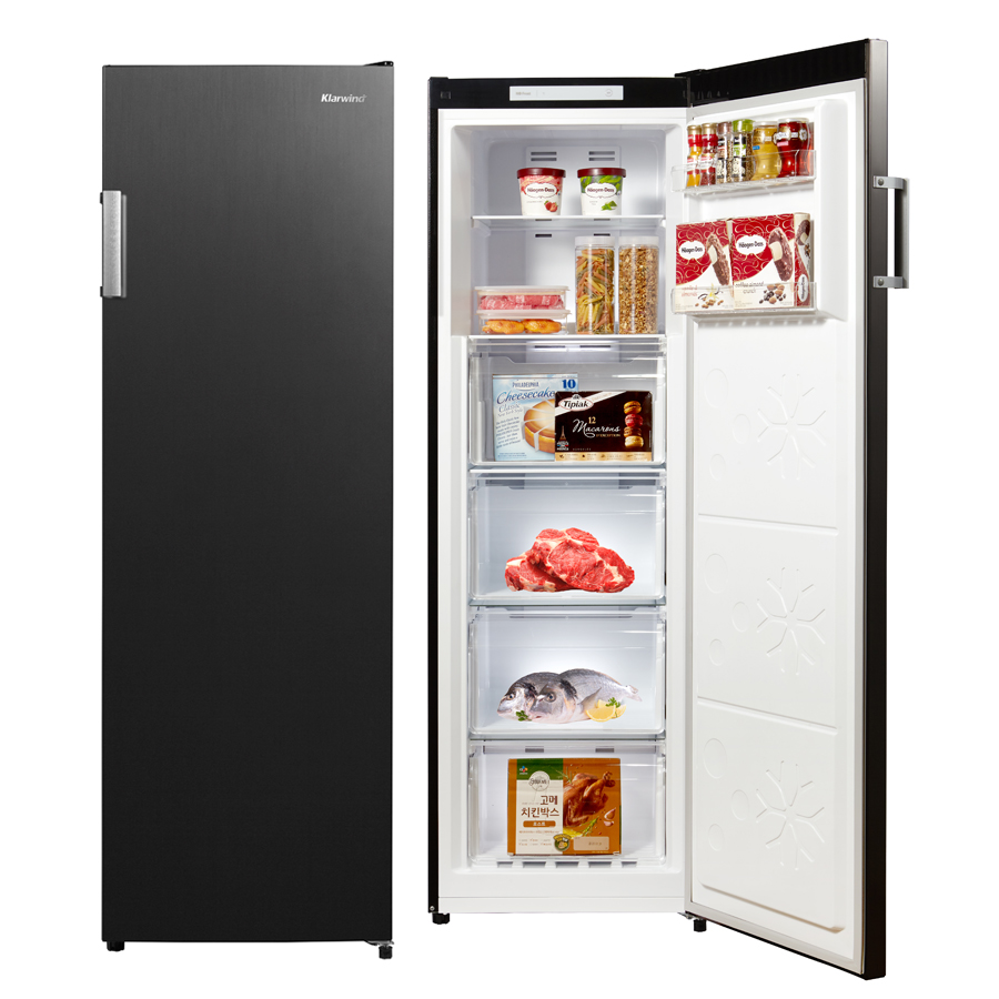 CRK 스탠드 냉동고 206L 블랙 CFTN206BSM