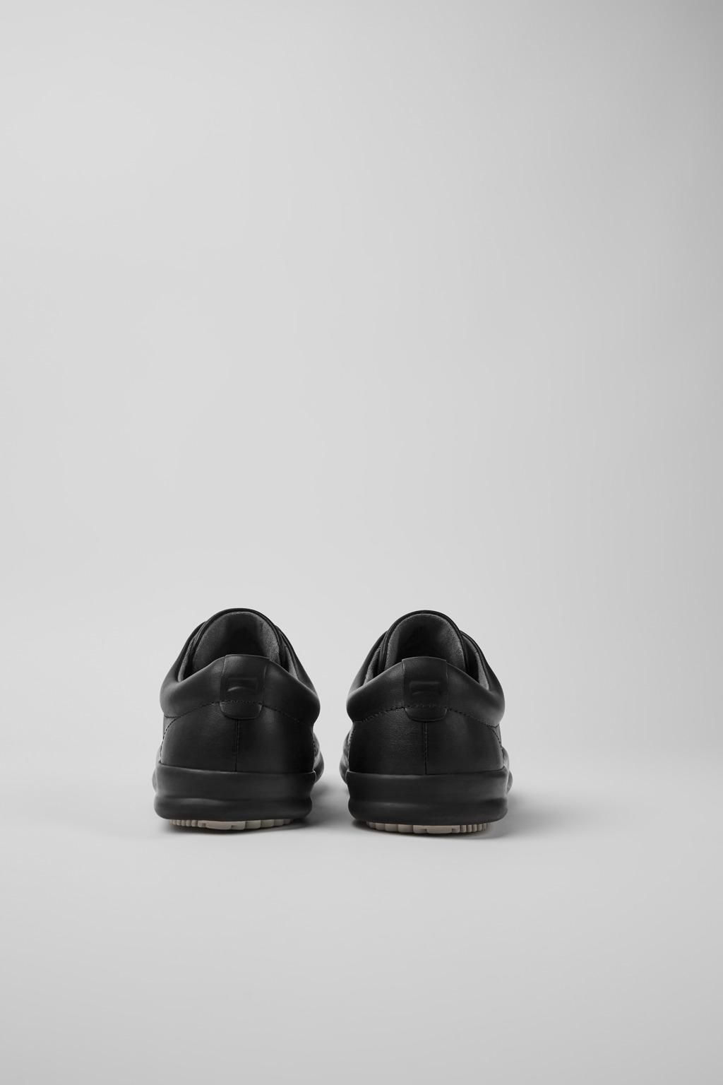 캠퍼 프리미엄 블랙 레더 캐주얼 슈즈 Chasis K100373-008 BLACK - 상세 이미지 3