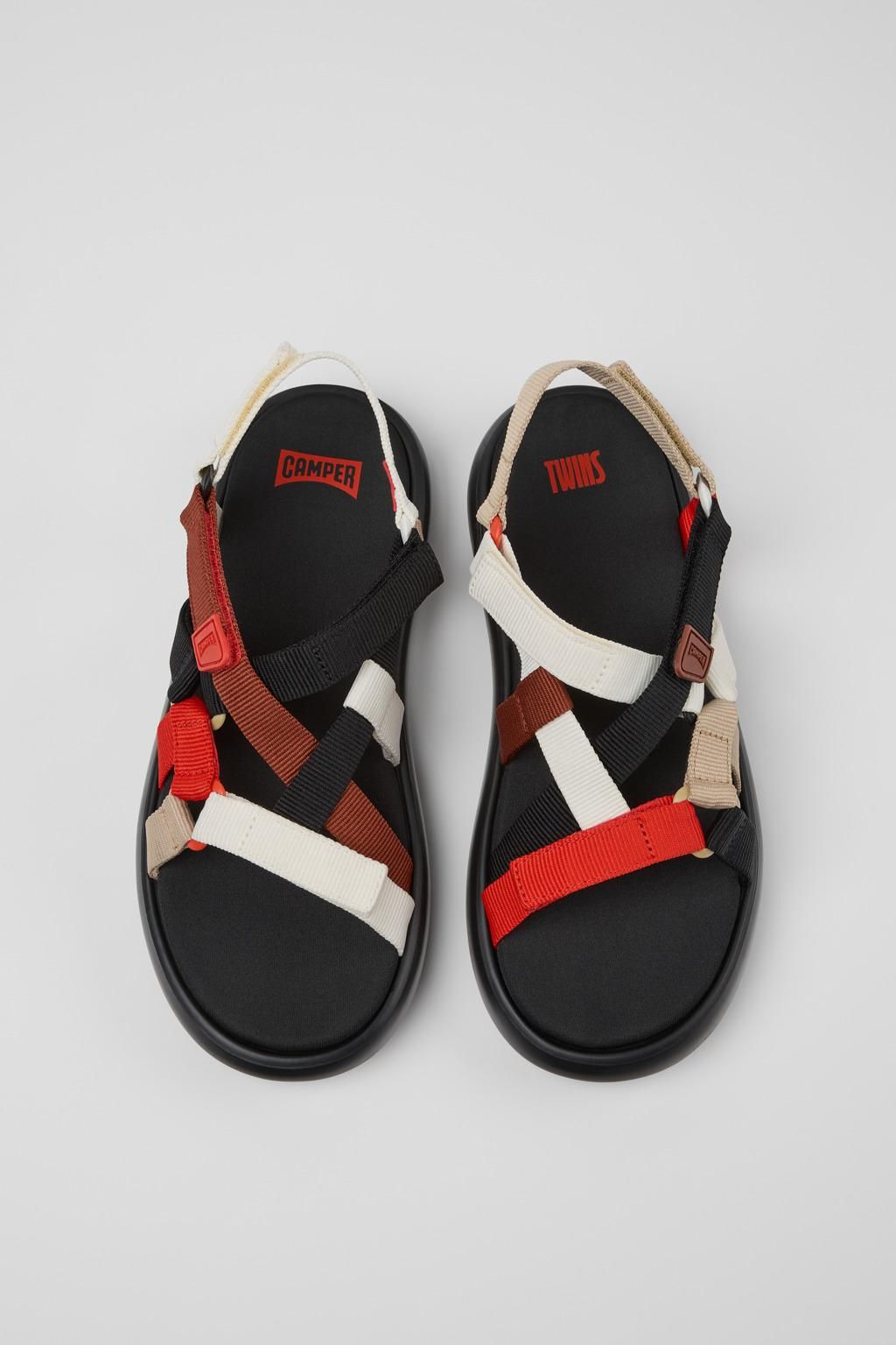 캠퍼 멀티컬러 리사이클 남성 스트랩 샌들 Twins K101031-002 MULTICOLOR - 상세 이미지 4