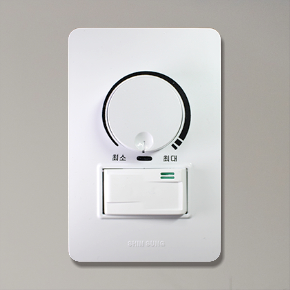 스위치형 백열 조광기 SSD-500NS 500W 조명 컨트롤러 디밍 밝기조절 디머 스위치 신성계전 - 상품 이미지