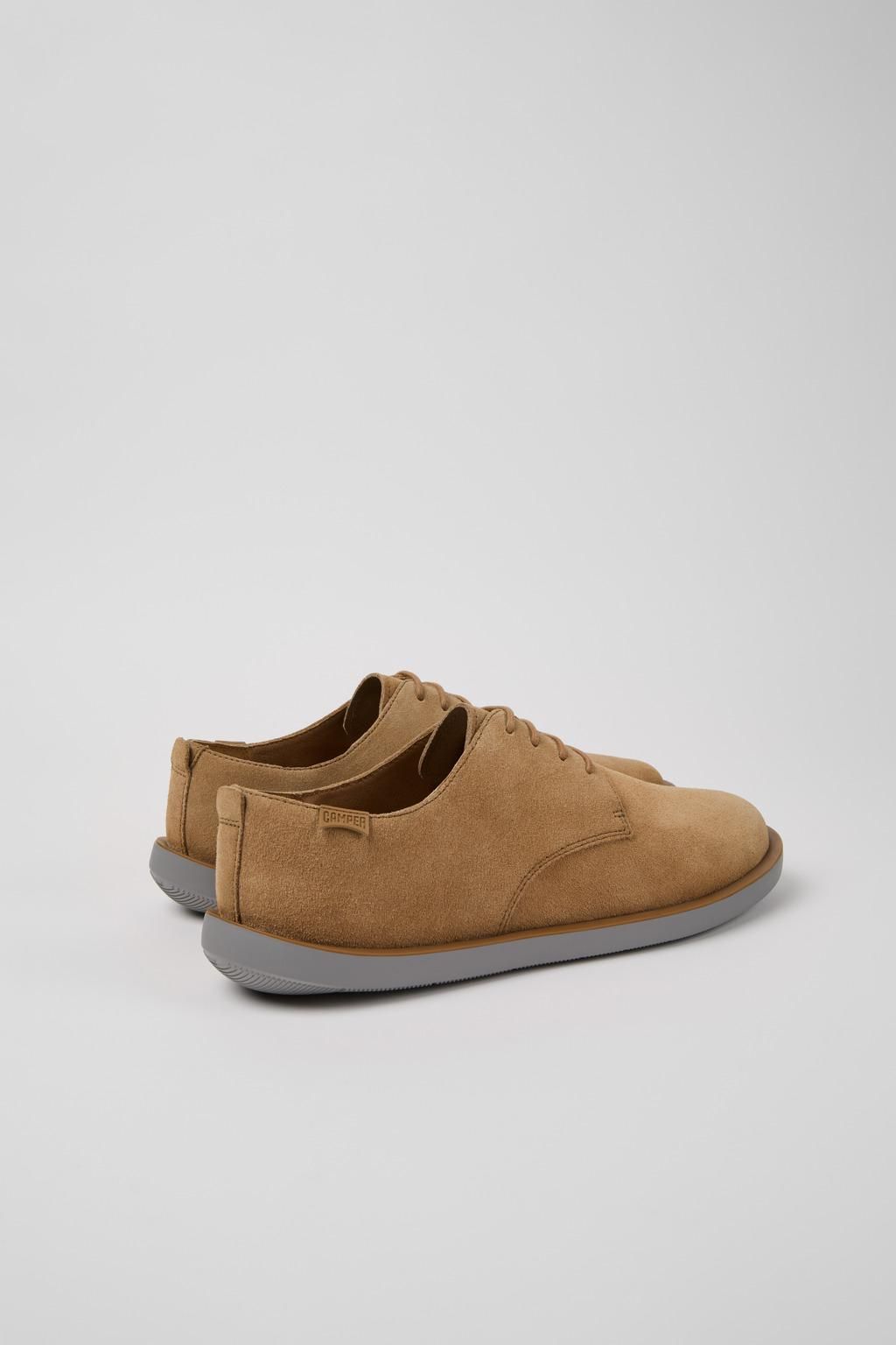 캠퍼 캐주얼 누벅 브라운 남성 더비화 Wagon K100669-029 BROWN - 상세 이미지 3