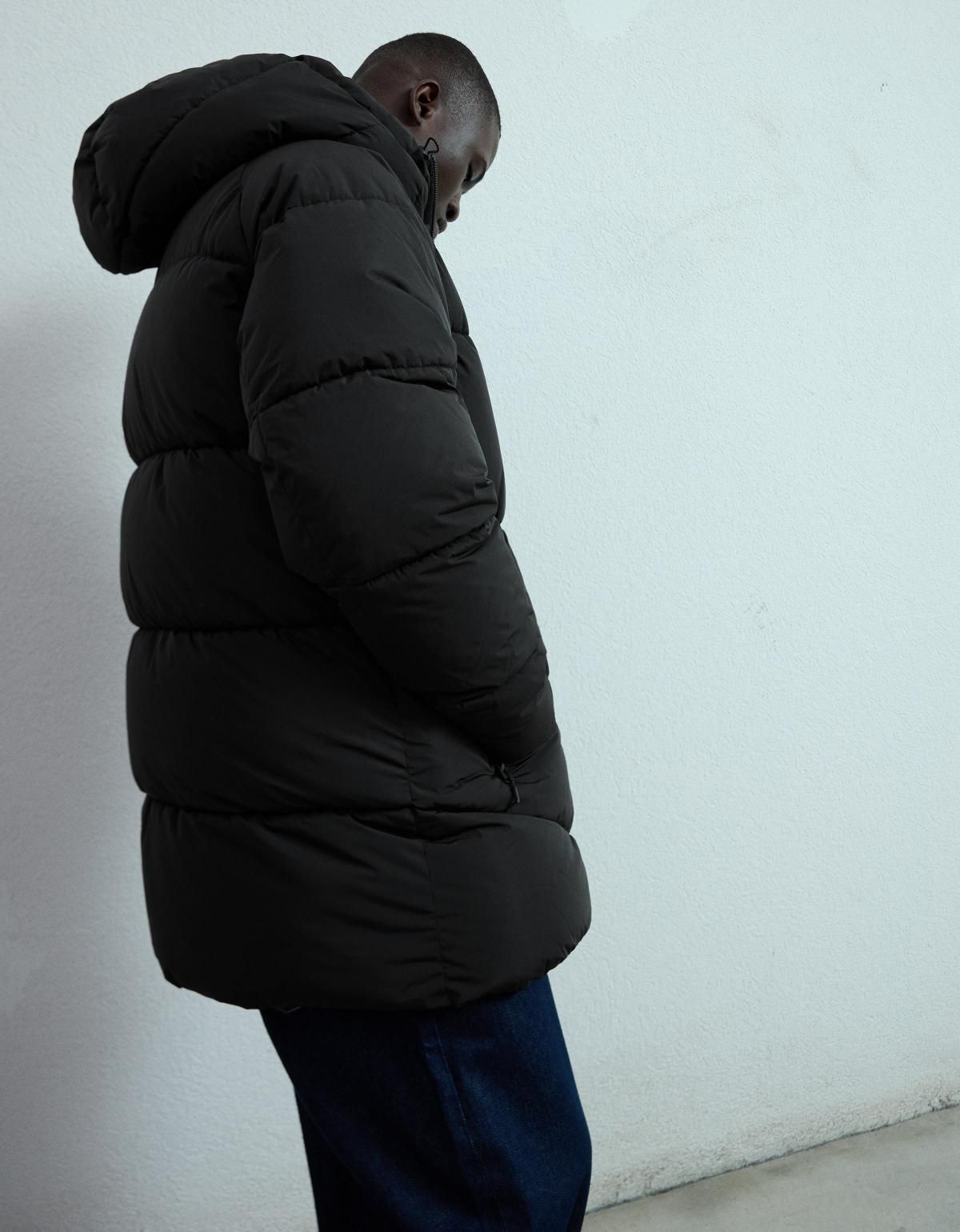 버쉬카 테크니컬 남성 롱 패딩 코트 6961/202 BLACK - 상세 이미지 4