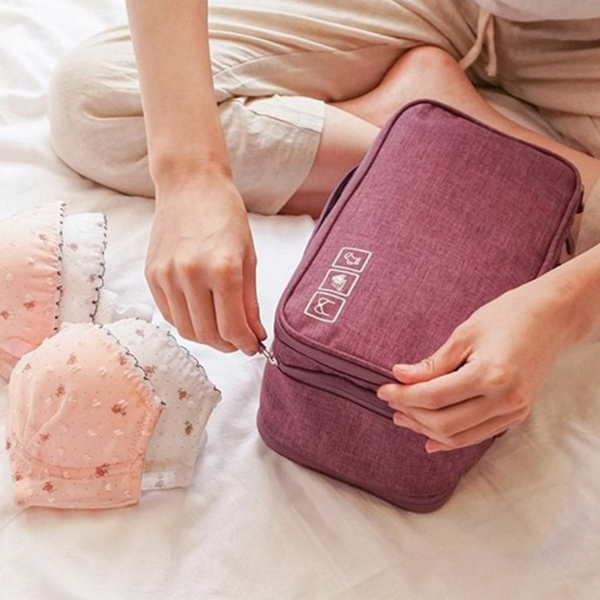 다용도 여행용 파우치 기능성 속옷 정리 파우치 브라 - 메인 이미지