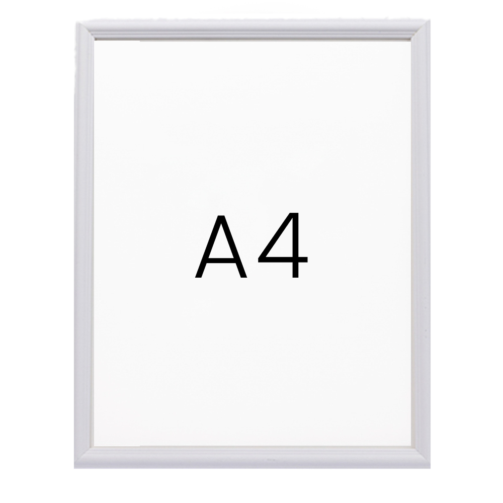 앤디크라인 원목액자 웨딩액자 우드 아크릴 프레임 스튜디오 틀 제작 A4 210x297mm, 화이트 - 메인 이미지