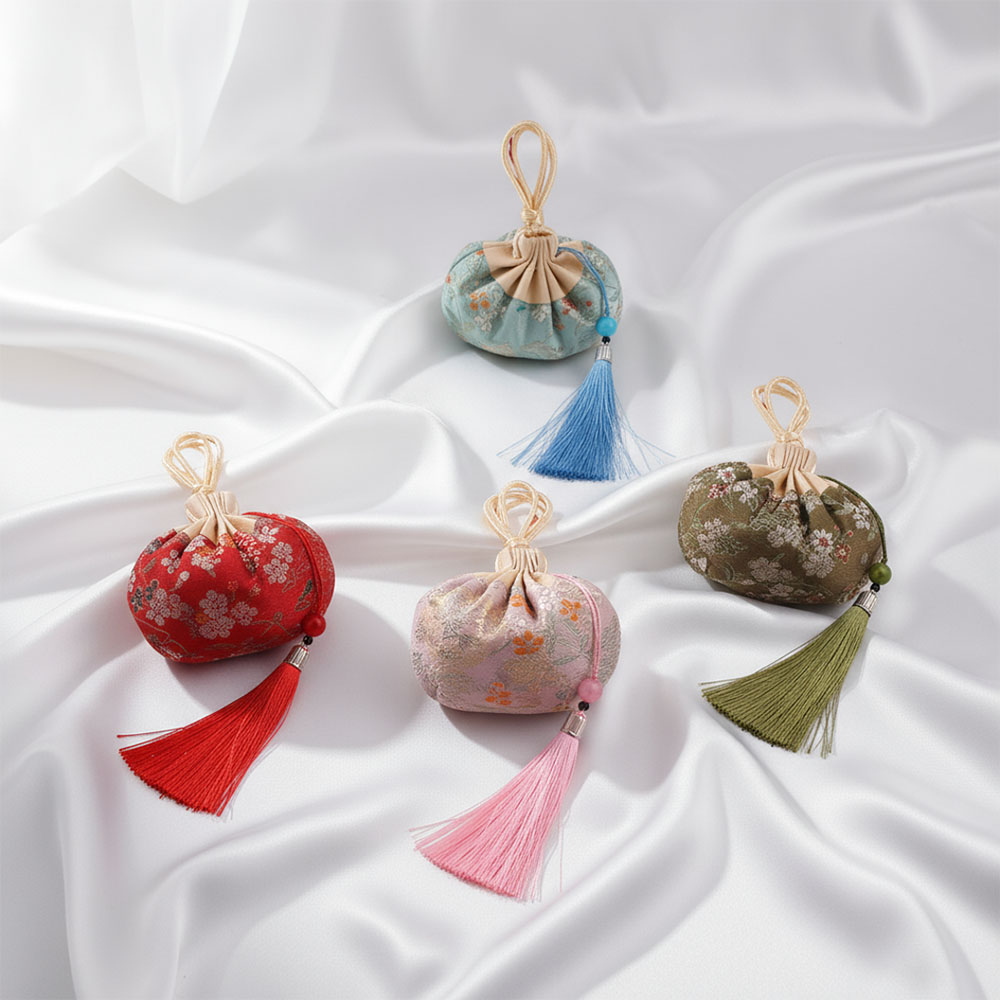 데이로이 미니 복주머니 전통 복조리 새해 복주머니 외국인 기념품 명절 선물