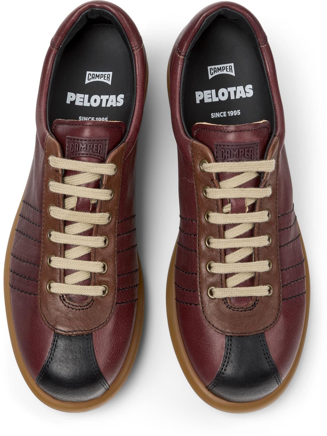 캠퍼 멀티컬러 프리미엄 스니커즈 Pelotas K101018-007 BURGUNDY - 메인 이미지