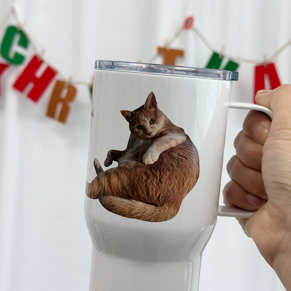 커스텀 텀블러 사진 그림 주문 제작 커플 맞춤 여름 선물 스테인리스 보온 보냉 630ml 이미지 6