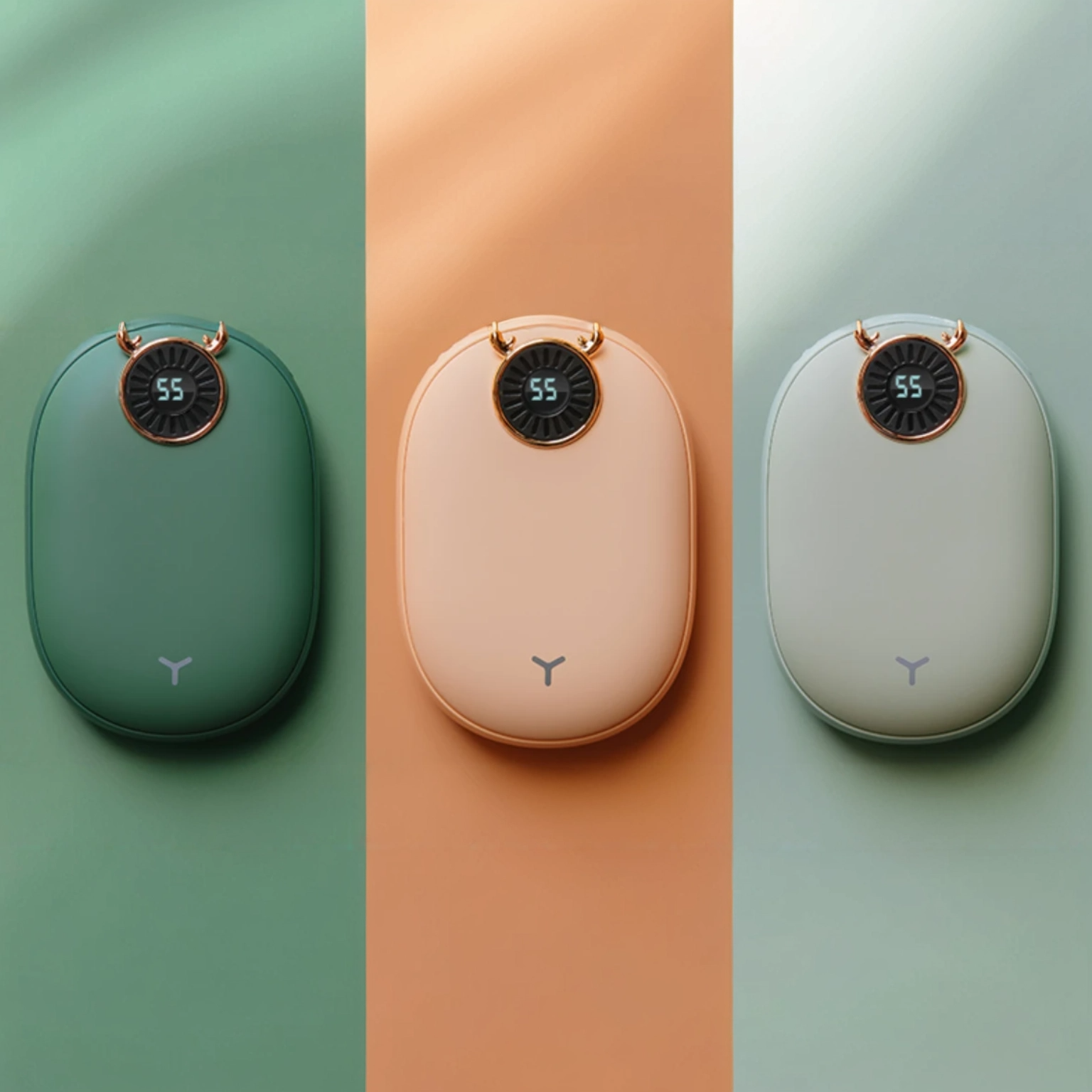 레트로 디자인 충전식 손난로 핸드워머 핫팩 USB C타입 전자 전기 미니 대용량 보조배터리 - 상세 이미지 2