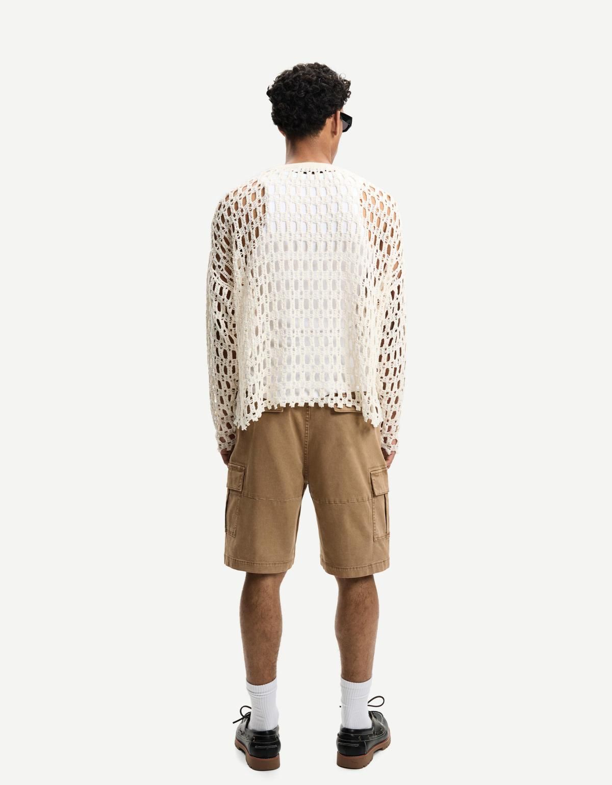 버쉬카 테크니컬 카고 버뮤다 쇼츠 8433/665 CAMEL - 상세 이미지 4