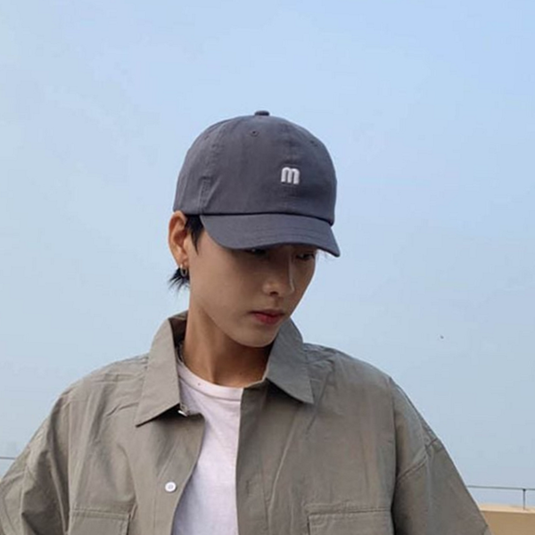 데일리 커플 야구 모자 숏챙 사이즈 조절 모자 - 메인 이미지