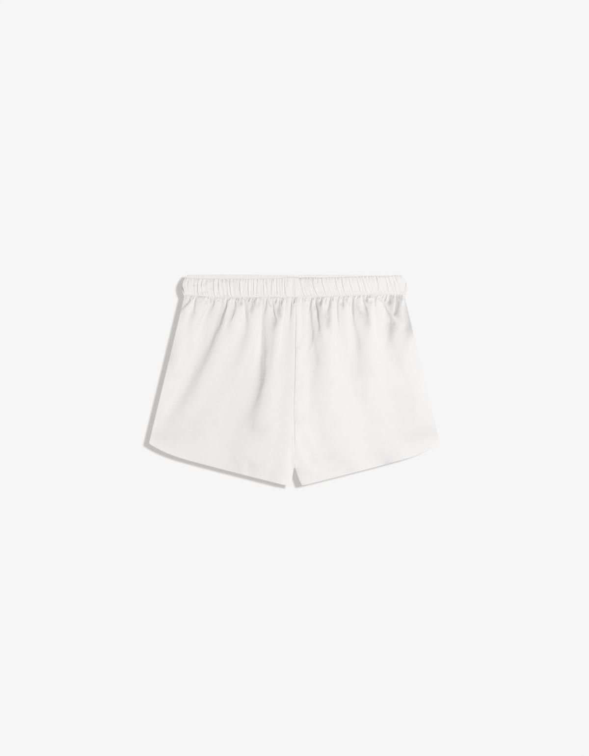 버쉬카 새틴 레이스 트림 버뮤다 반바지 0983/692 CREAM - 상세 이미지 3
